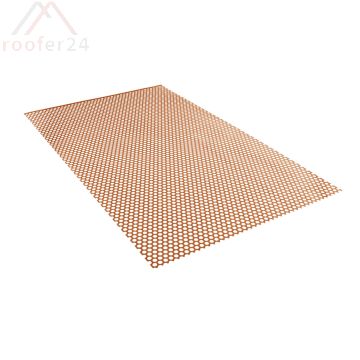 ALUSTAR Bandblech 0,70/1000mm gelocht SX, Ziegelrot