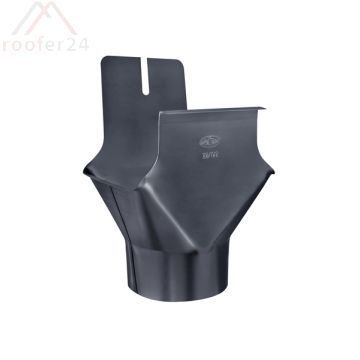 Einhangstutzen Kastenrinnen  80mm SX, Anthrazit-250