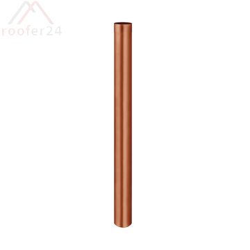 Fallrohr 0,80 3,0m SX, Ziegelrot
