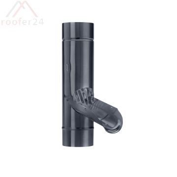 Regenrohrklappe120mm SX, Anthrazit