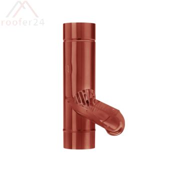 Regenrohrklappe120mm SX, Oxydrot