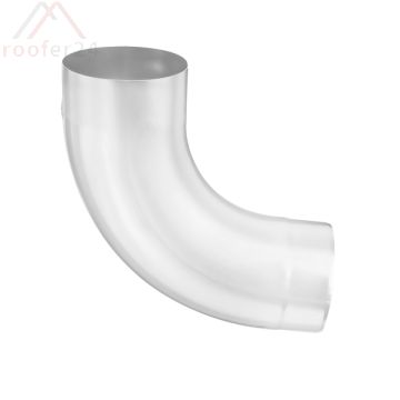 Rohrbogen 85°  80mm SX, Weiss