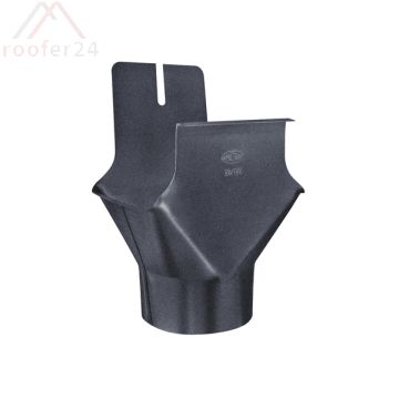 Einhangstutzen Kastenrinnen 120mmTX, Anthrazit-400