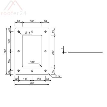 SITA Vent Dichtring DN150, EPDM