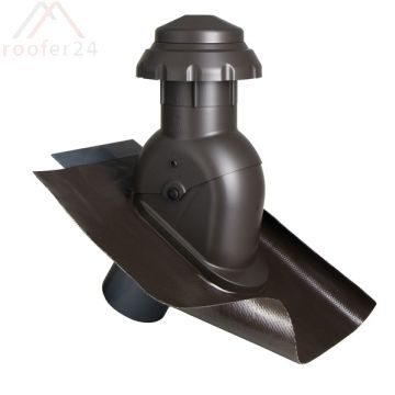 Fleck Aura-Lüfter Flex DN 125 m.Wetterkappe u.Red.-adapter DN100