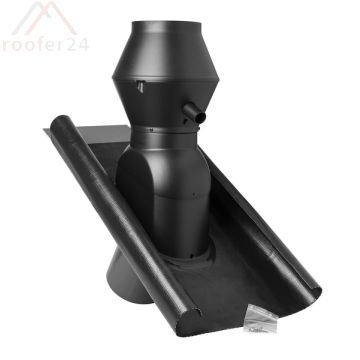 Fleck Aura-Lüfter Flex DN150 m.Wetterkappe u.Red.-adapter DN100