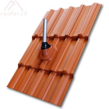 Alu-Grundpfanne mit Antennendurchgang