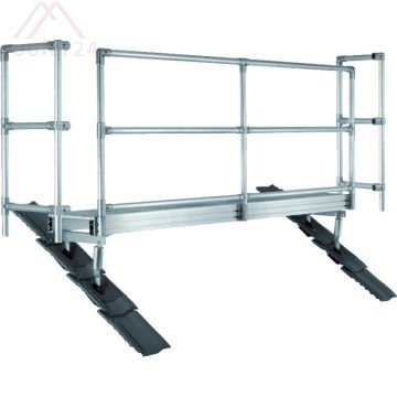 Alu-Laufsteg 500 breit mit frontseitigem