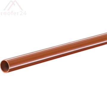 Alu-Rohr 40 x 1,5 x 2000 mm, kupferfarbend
