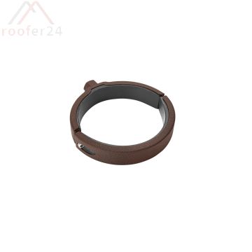 DESIGN-FALLROHRSCHELLE DN 100 SX TESTA DI MORO