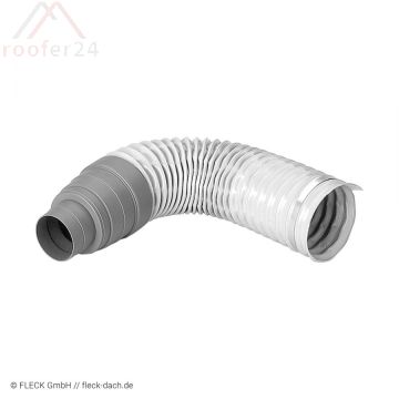 Flexibler Universalschlauch DN 114 m. Zubehör 0,5 Meter