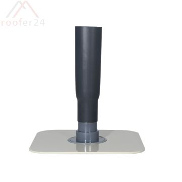 VARIO-FIT DN 70 Universal-Durchgang mit Schrumpfschlauch Flansch aus PP