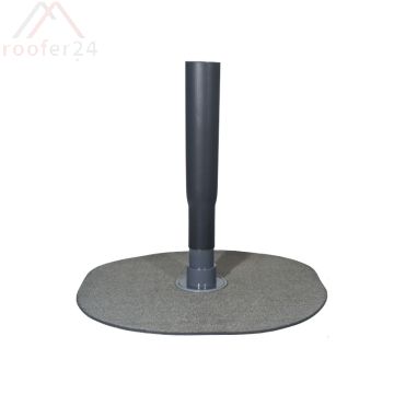 VARIO-FIT DN 50 Universal-Durchgang mit Schrumpfschlauch Flansch aus Elastomer-Bitumen PYE