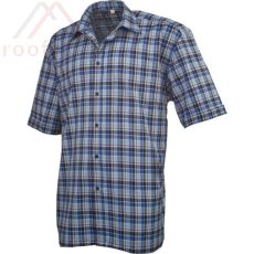 JOB Hemd Sylt Kurzarm, blau weiß