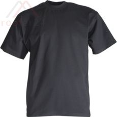 JOB T Shirt Rundhals, schwarz