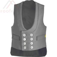JOB Zunftweste Dopp Pil., grau