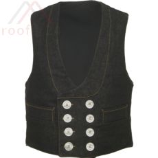 JOB Zunftweste Jeans, schwarz