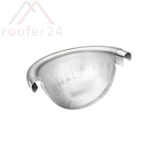 Zink Rinnenviertelkugel, 400 mit Stift