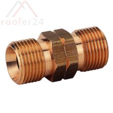 Sievert Doppelnippel beidseitigem Konus R3/8