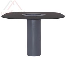 Flachdach-Ablauf DN 250 Flansch aus Elastomer-Bitumen PE