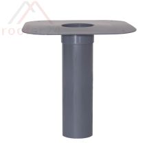 Flachdach-Ablauf DN 100 – Flansch aus Hart-PVC