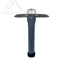 VARIO-Sanierungsablauf DN 90 inkl. Rückstaudichtung & Laubfang Flansch aus PE