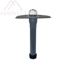 VARIO-Sanierungsablauf DN 90 inkl. Rückstaudichtung & Laubfang Flansch aus Elastomer-Bitumen PYE