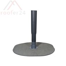 VARIO-FIT DN 50 Universal-Durchgang mit Schrumpfschlauch Flansch aus Elastomer-Bitumen PYE