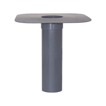 Flachdach-Ablauf DN 250 Flansch aus Hart-PVC