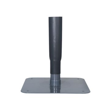 VARIO-FIT DN 70 Universal-Durchgang mit Schrumpfschlauch Flansch aus Hart-PVC aus RVT 32x32 cm
