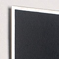 FLUX-Pitchboard, Edelstahl-Schlüsselbrett (in 42 x 24cm) Schwarz